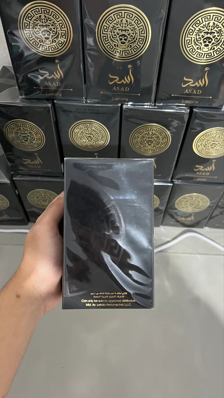 Perfume Lattafa Asad Eau de Parfum Masculino 100ml - Original e Lacrado - Foto 4