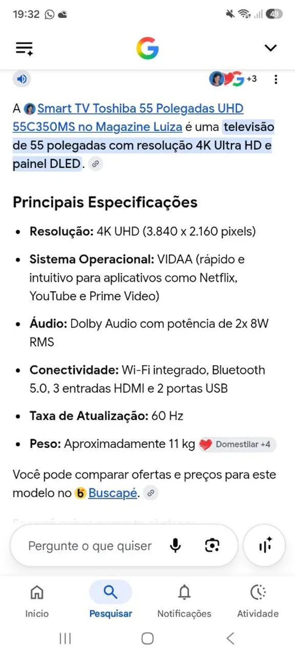 Tv toschiba tela quebrada  - Foto 2