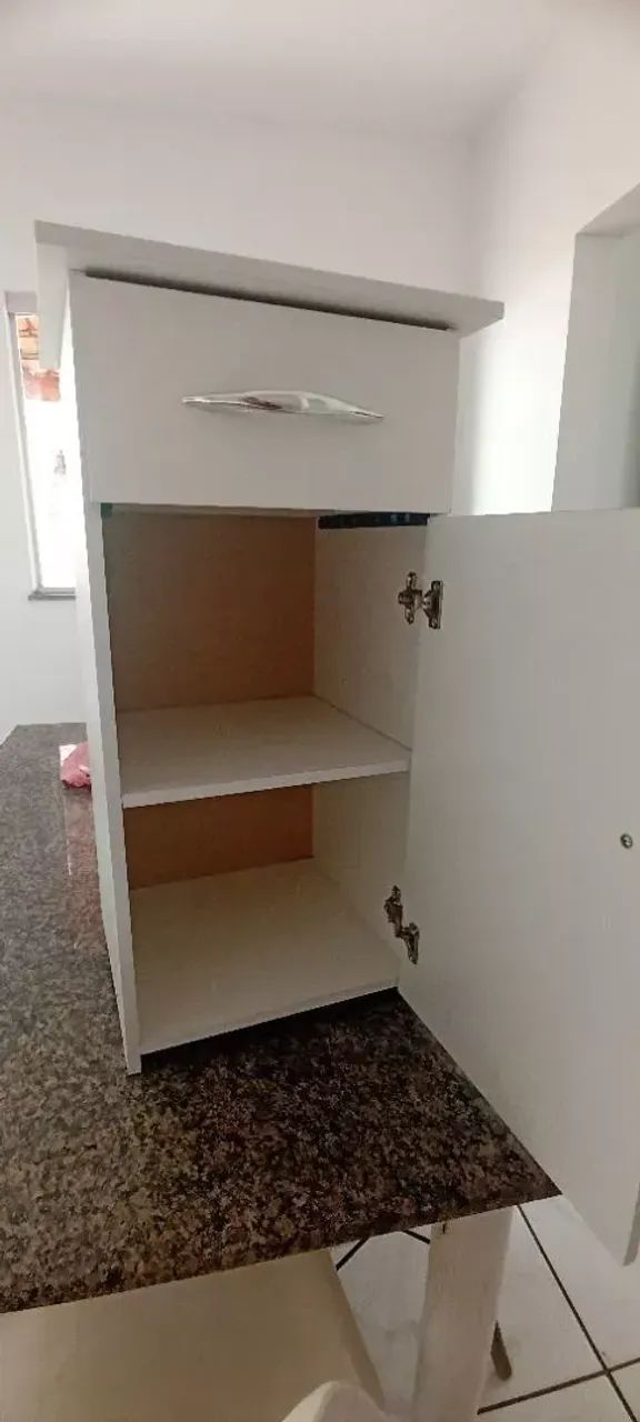 ARMÁRIO MULTIUSO COM PORTA E GAVETA ? NOVO NA CAIXA - Foto 4
