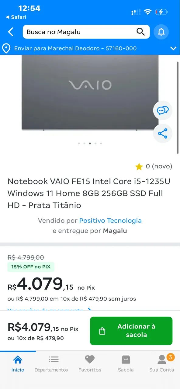 Notbook sony vaio FE15  - Foto 5