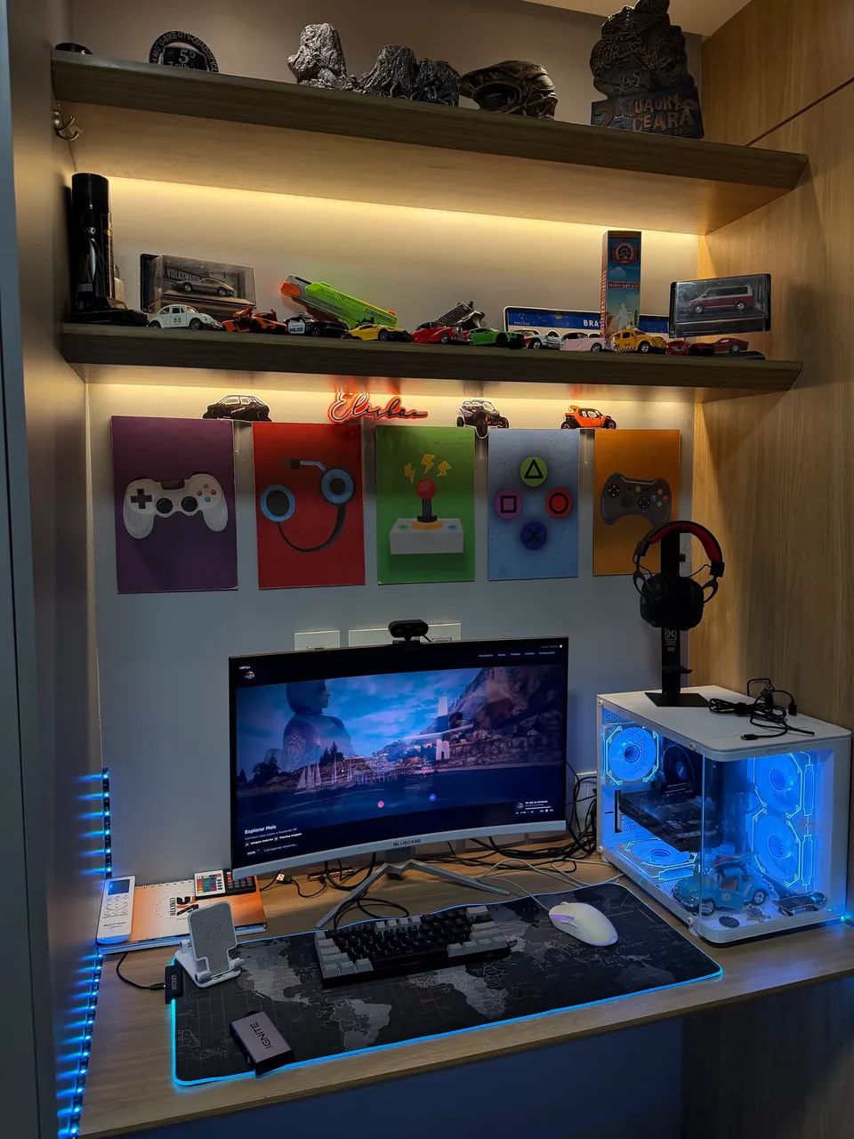 Vendo pc gamer full white 