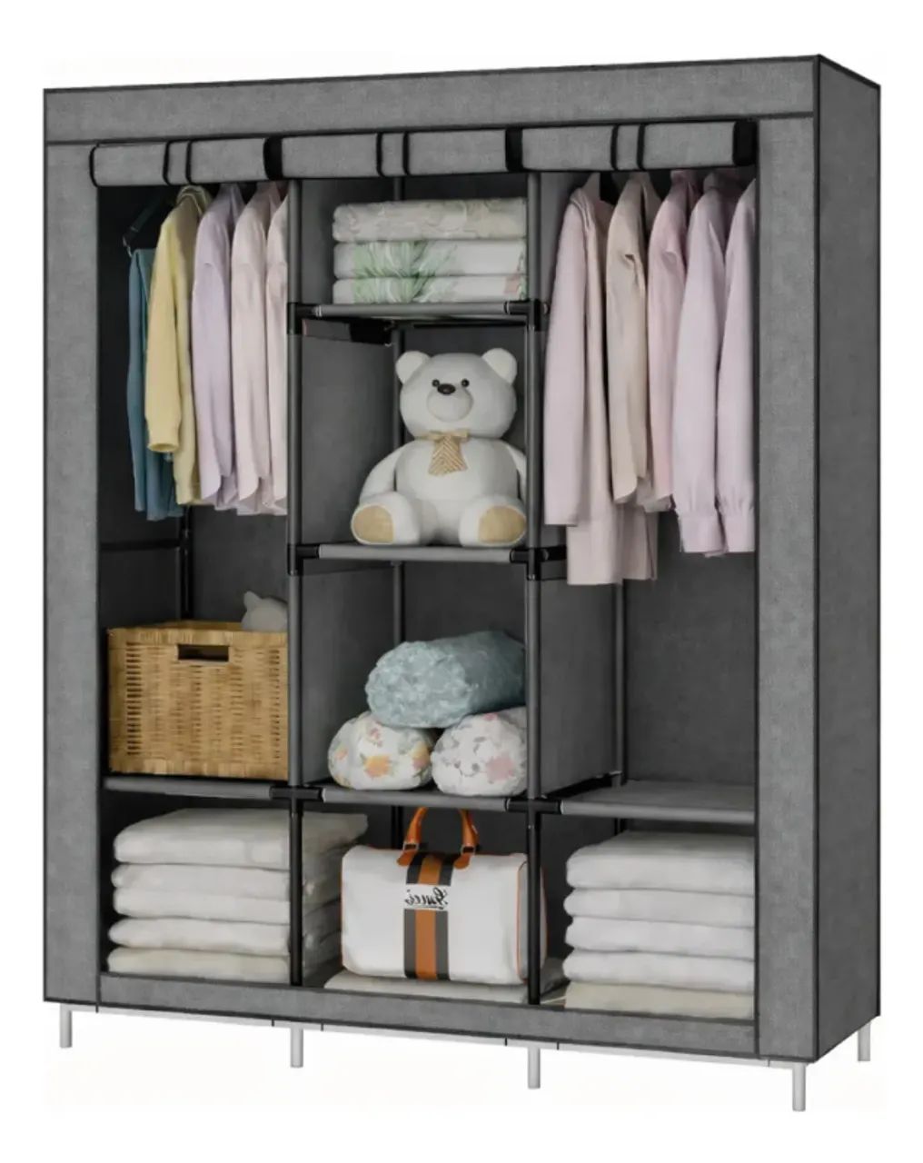 Guarda-Roupa + Cabides e Sapateira de brinde - Foto 2