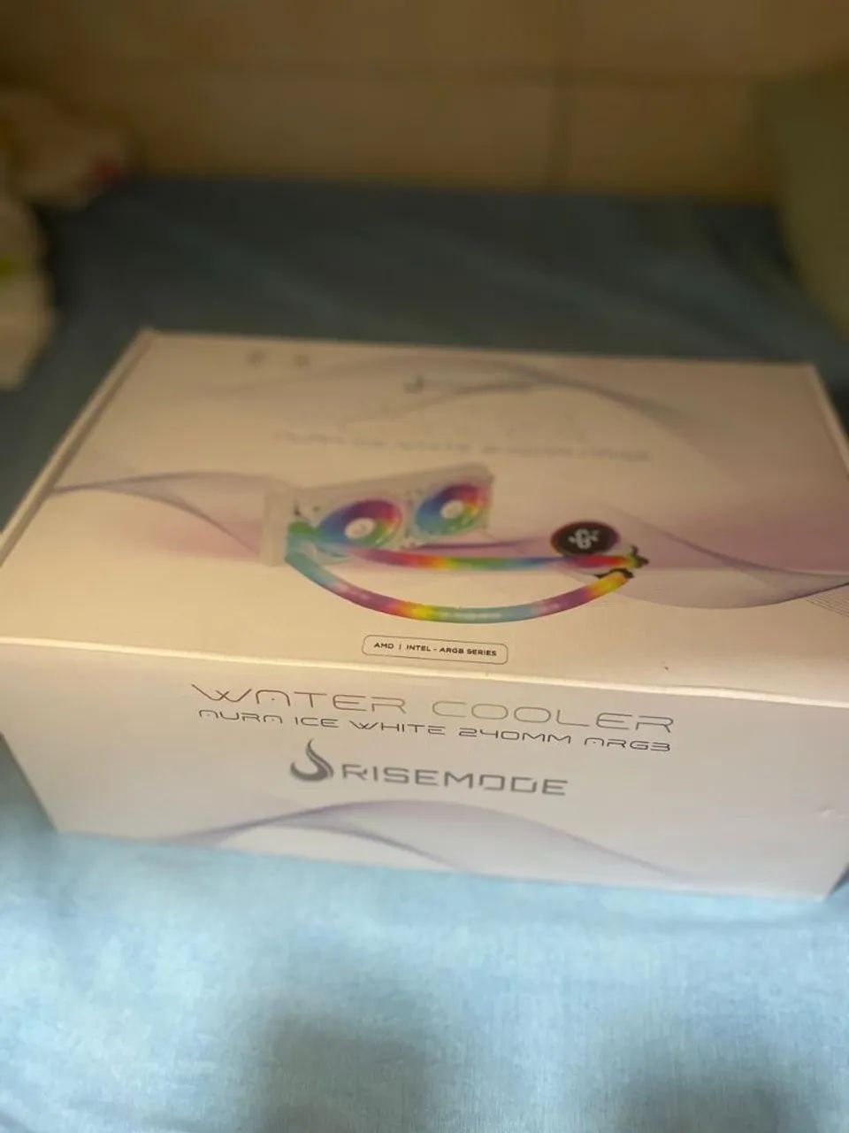 Water Cooler Rise Mode Aura Ice White 240mm ARGB - Foto 3