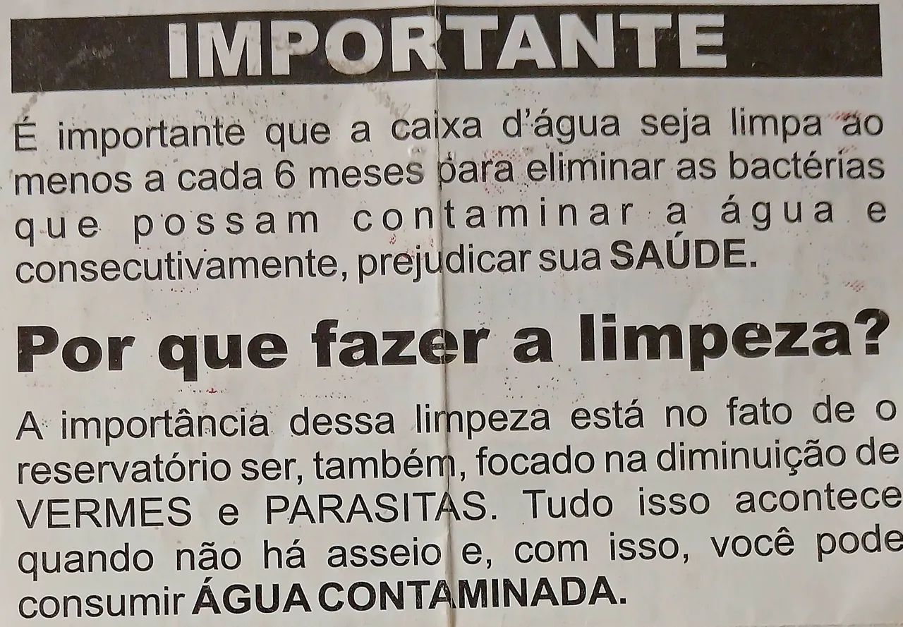 CAIXA D'ÁGUA LIMPA  - Foto 2
