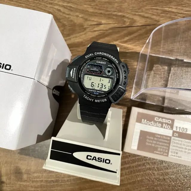 Casio Raríssimo Zero de Estoque Antigo Anos 80 Época Do Windsurf E Wingman - Foto 4