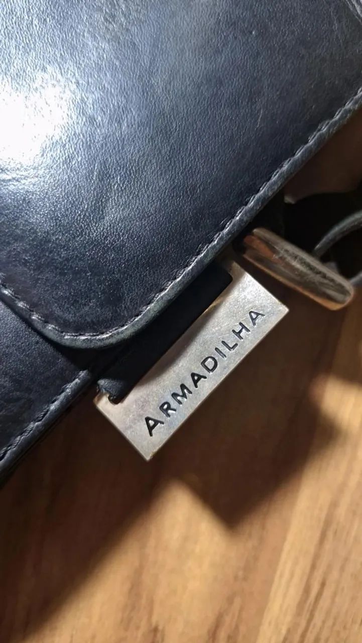 Bolsa vintage couro armadilha - Foto 3