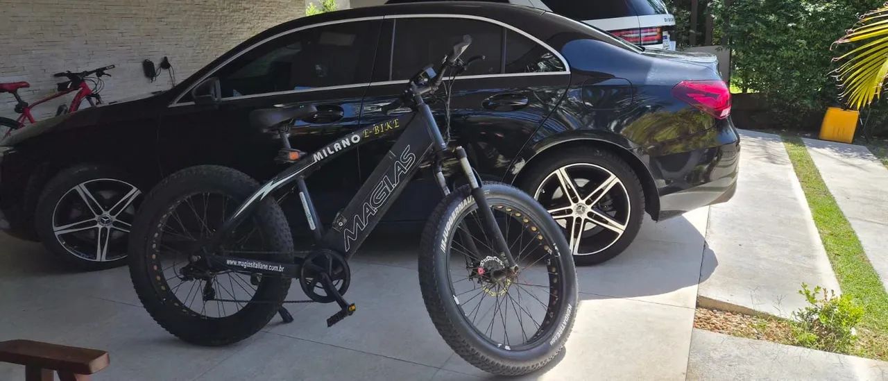 Fat bike elétrica motor Bafang como nova