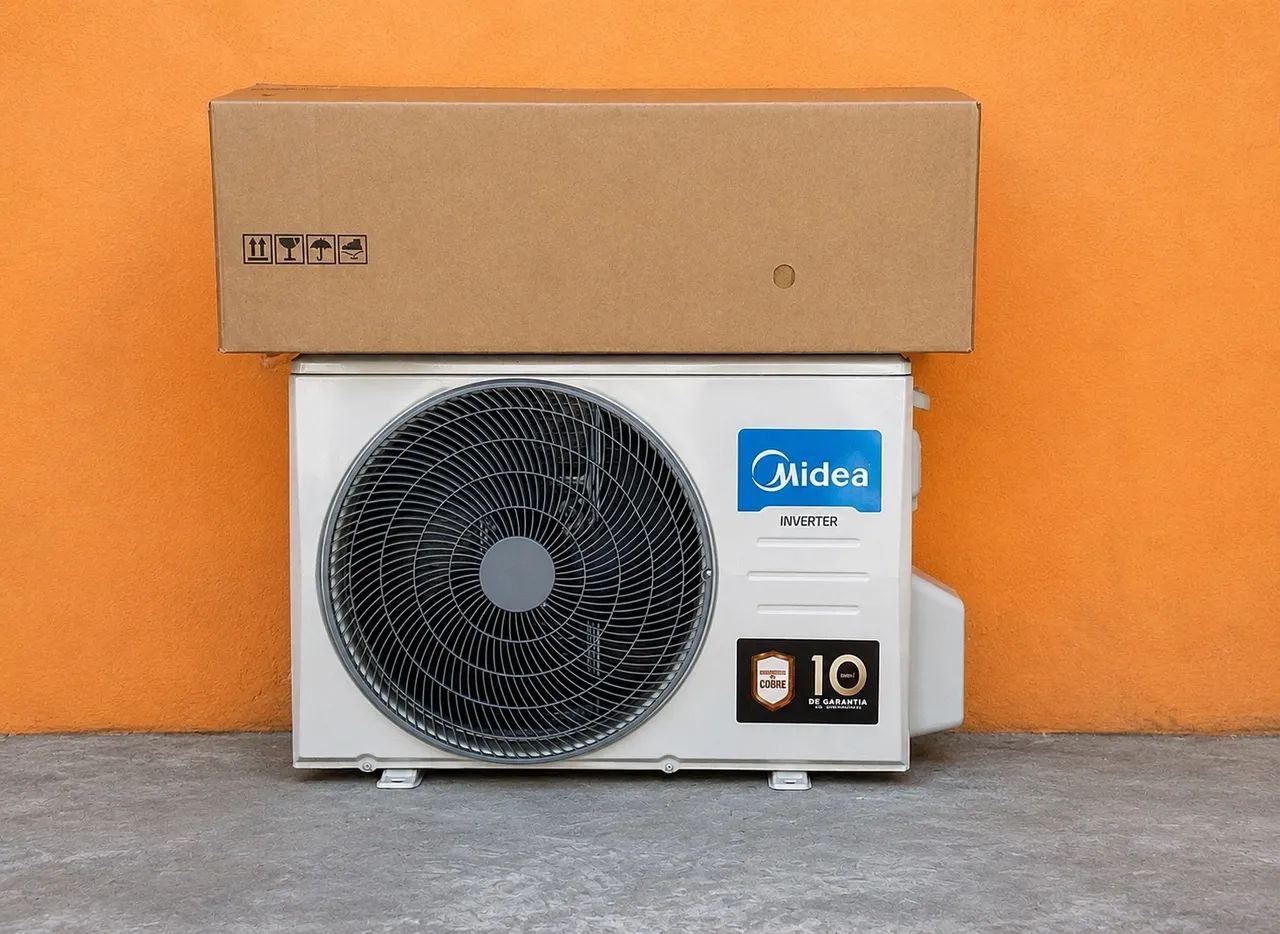 Split midea springer 12 mil btus novo 