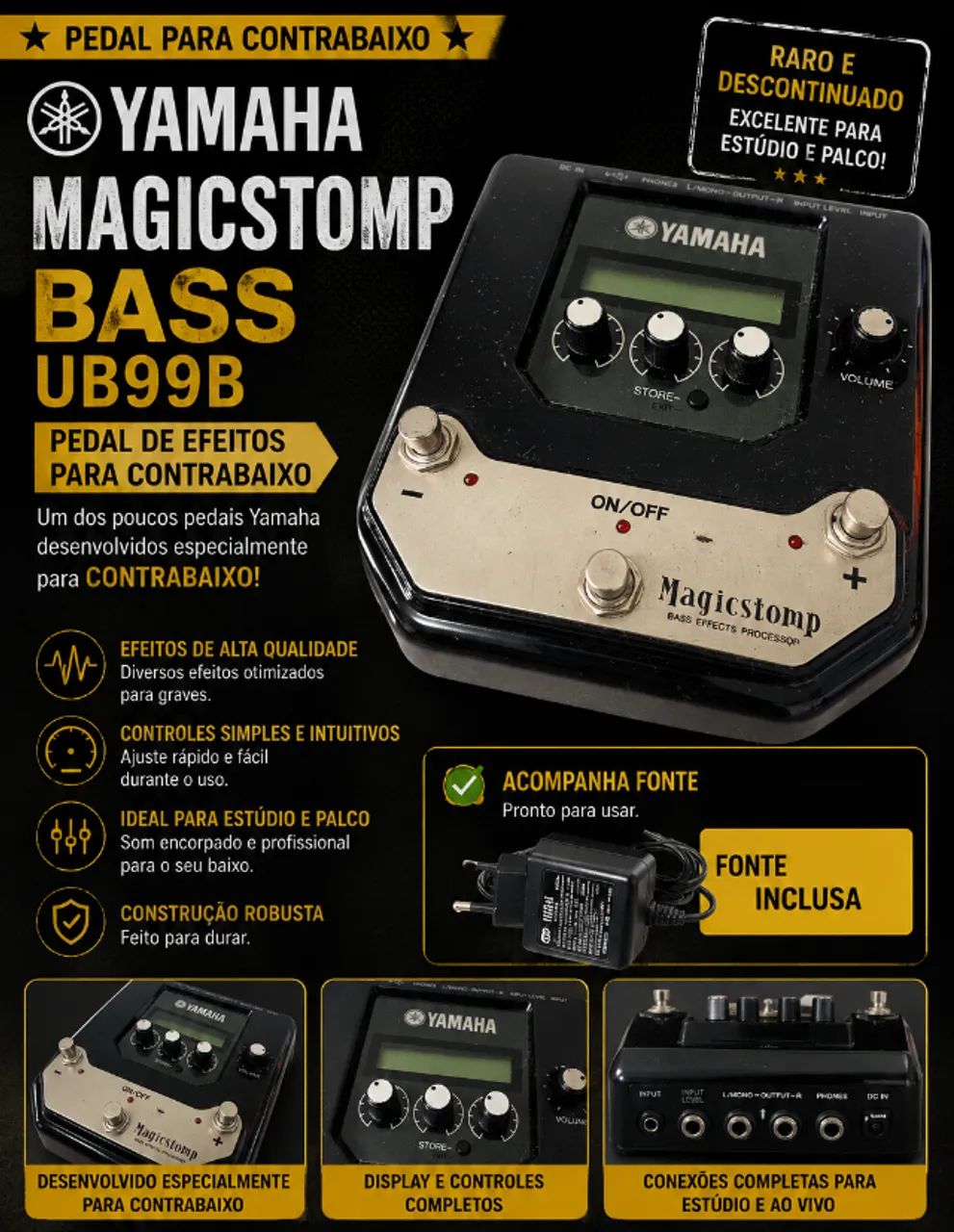 Yamaha Magicstomp Bass UB99B - Instrumentos musicais - Baeta Neves