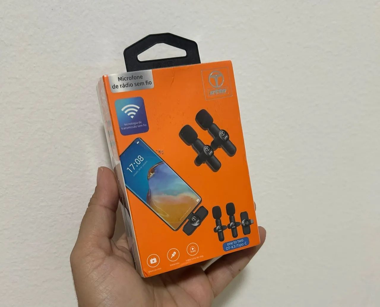 Microfone para smartphone IOS/Android 