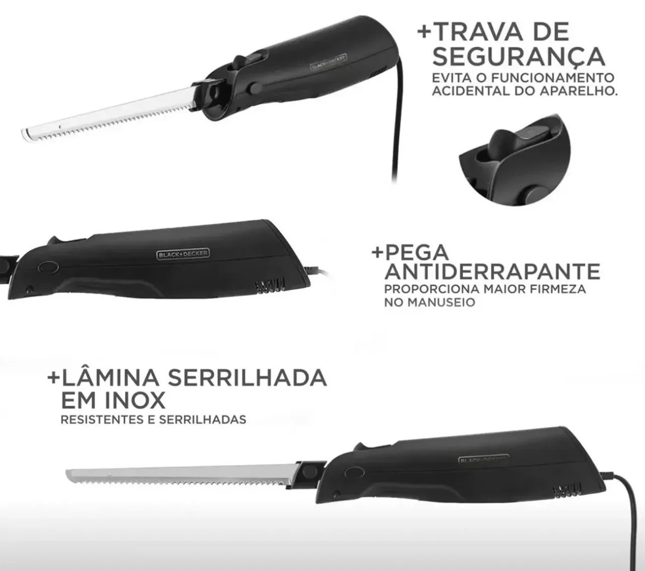 Faca Elétrica Black Decker 127v  - Foto 2