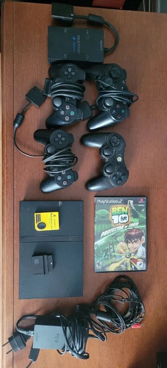 Playstation 2 Original+ multiplay com 4 controles