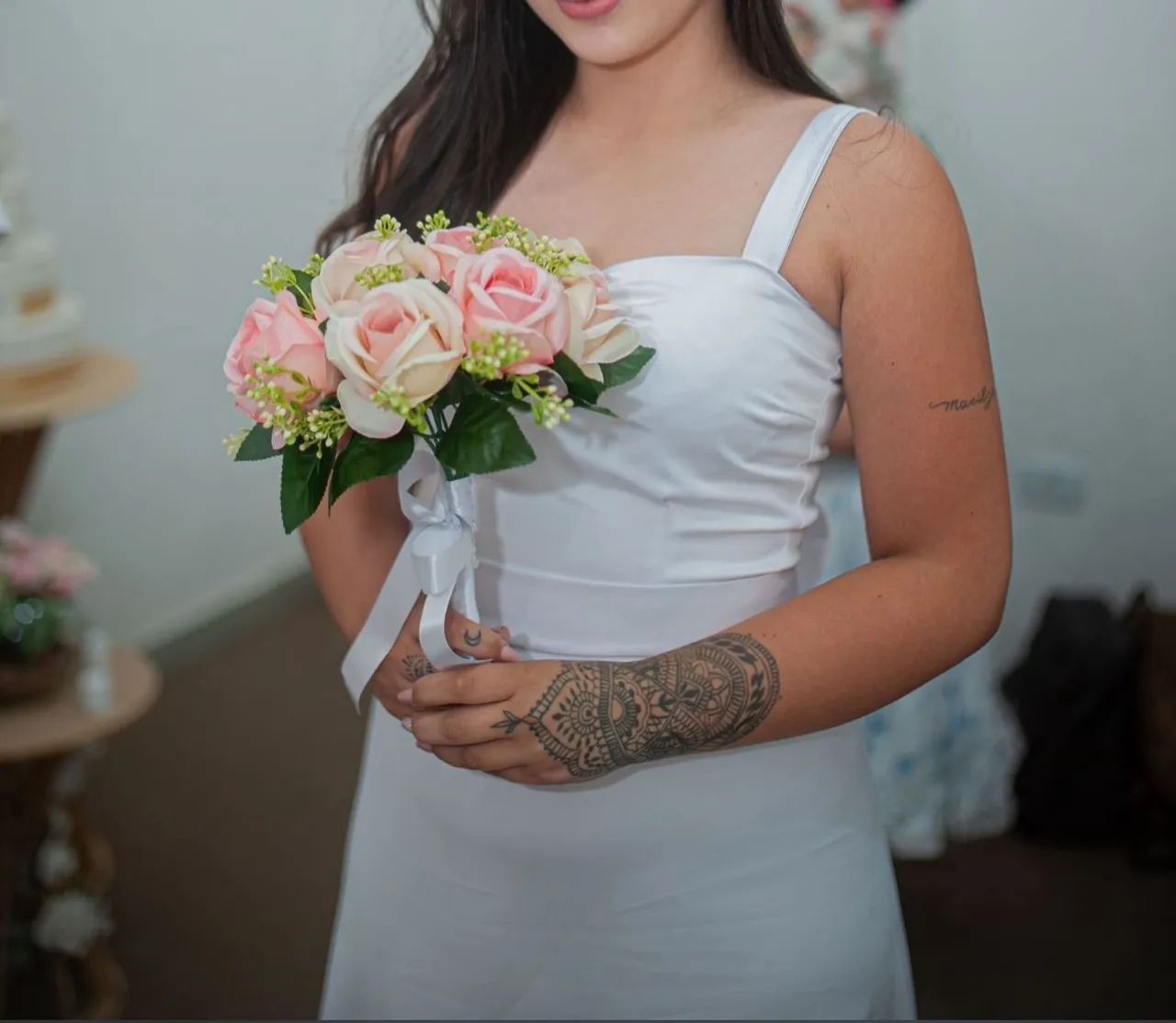 Vestido noiva civil casamento - Foto 3