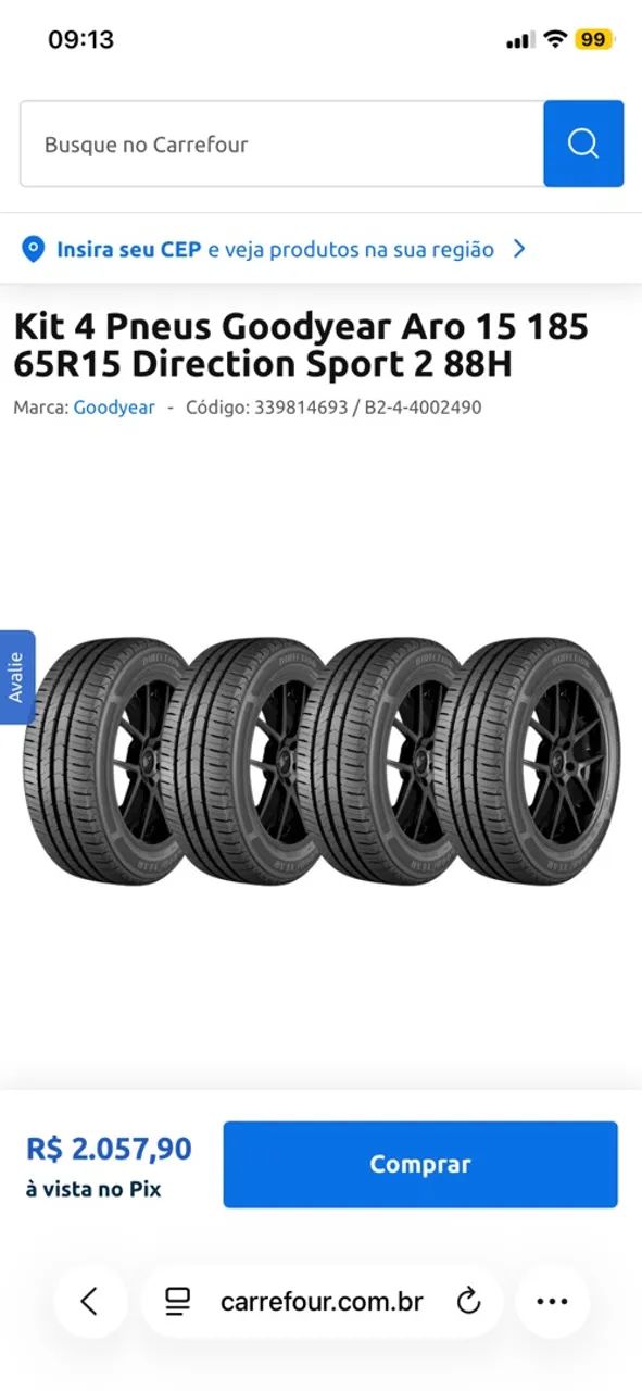 185/65R15 Goodyear  - Foto 3