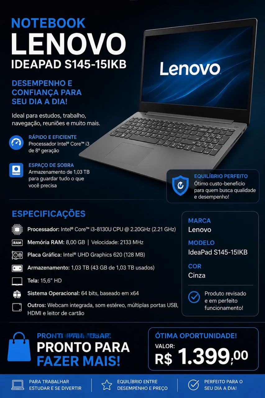 Notebook lenovo 