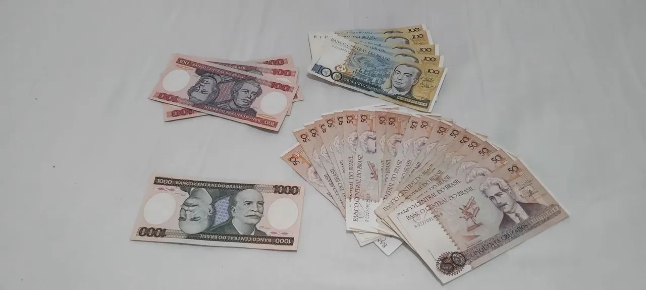 Cedulas Dinheiro antigo