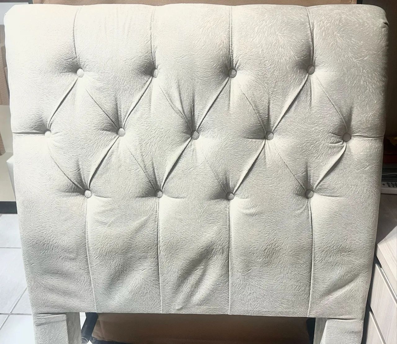 Linda cama Box com colchão e cabeceira  - Foto 4