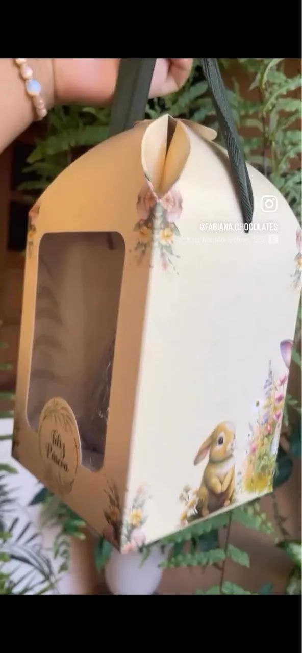 Caixa para ovos de Páscoa  - Foto 2