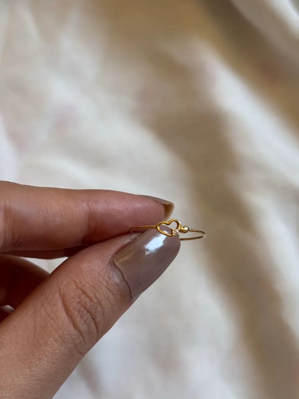 Anel de ouro com pedra 18k - Foto 4