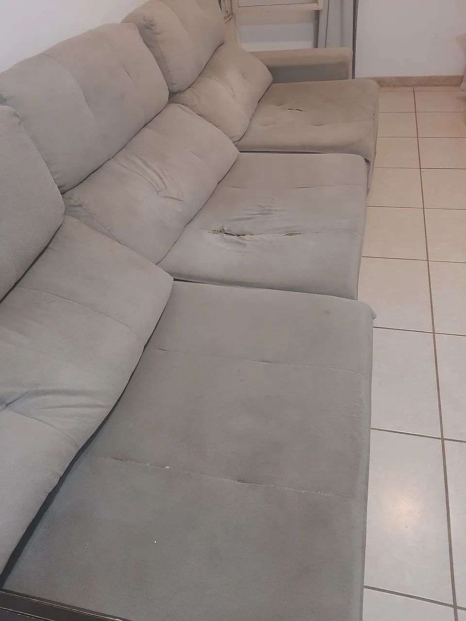 Sofá 3 Metros Retrátil e Reclinável - Foto 3