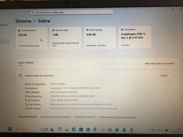 Notebook Compaq + Kits de Informática - Foto 5