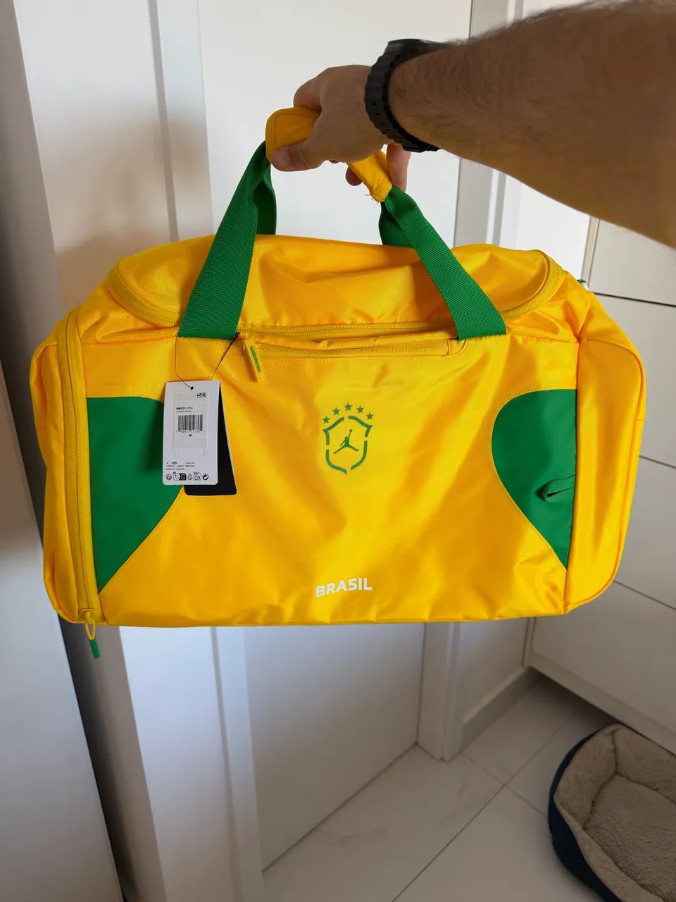 Bolsa Jordan Jam P6 Element Duffle Brasil - Foto 3