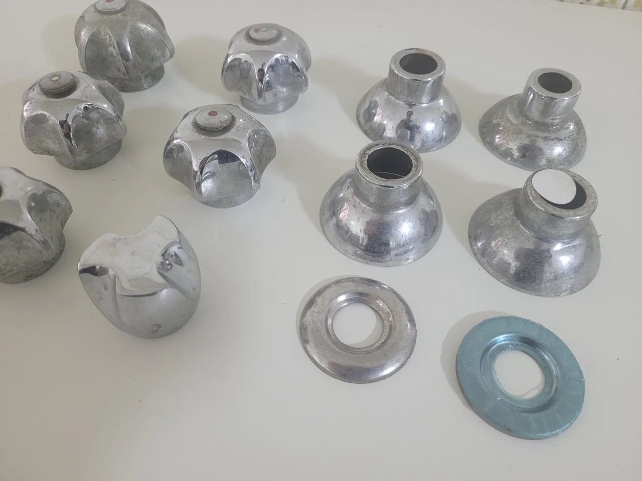 Manoplas para registro de inox anos 80 - Foto 4