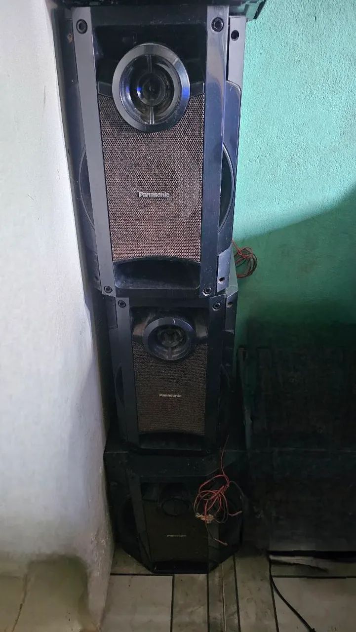 Conjunto de Caixa de Som Panasonic 