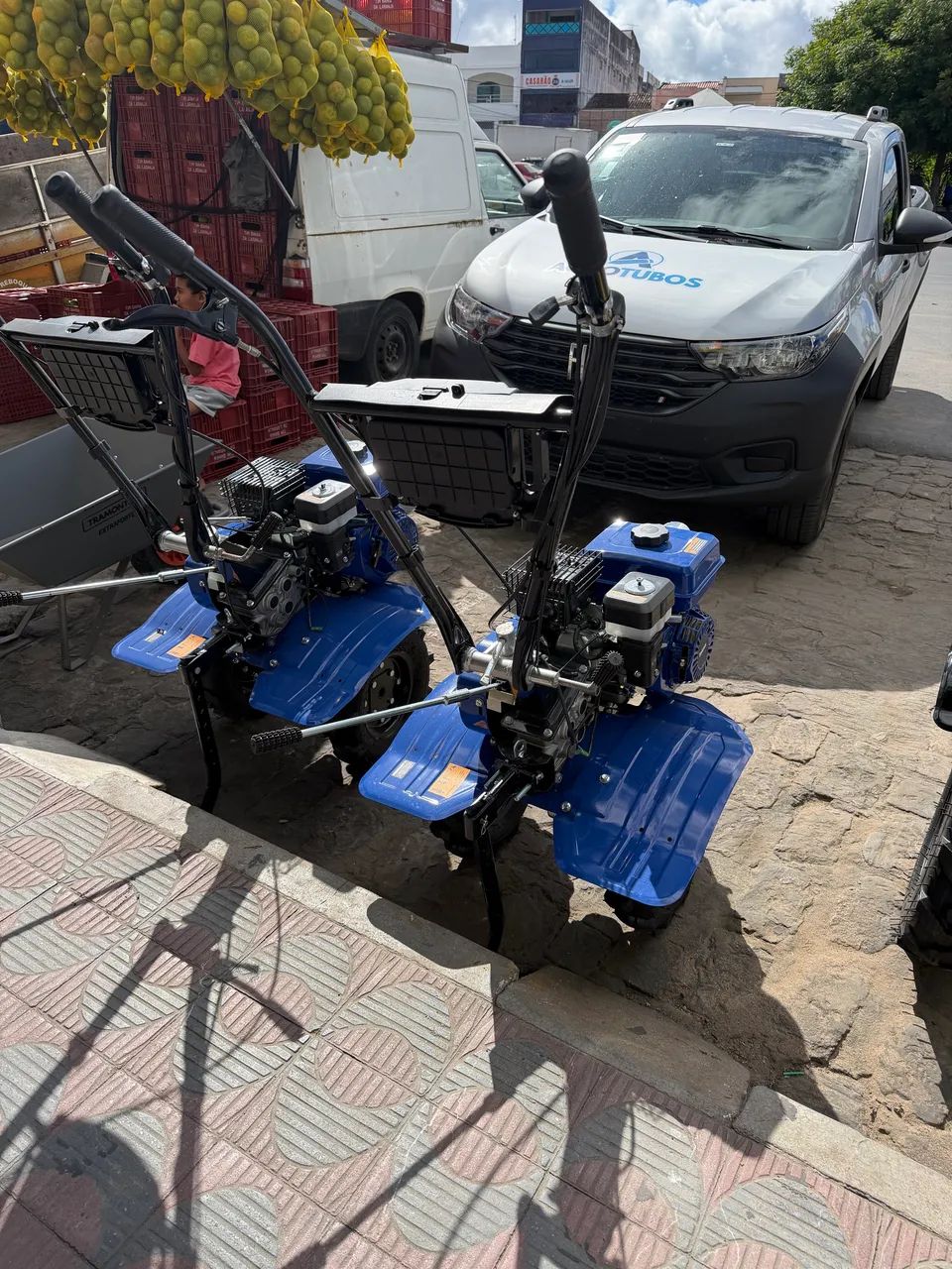 Motocultivador TK 90 Tekna gasolina 7 HP  - Foto 2