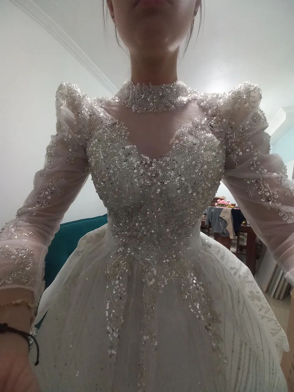 VESTIDO DE NOIVA NOVO - Foto 5
