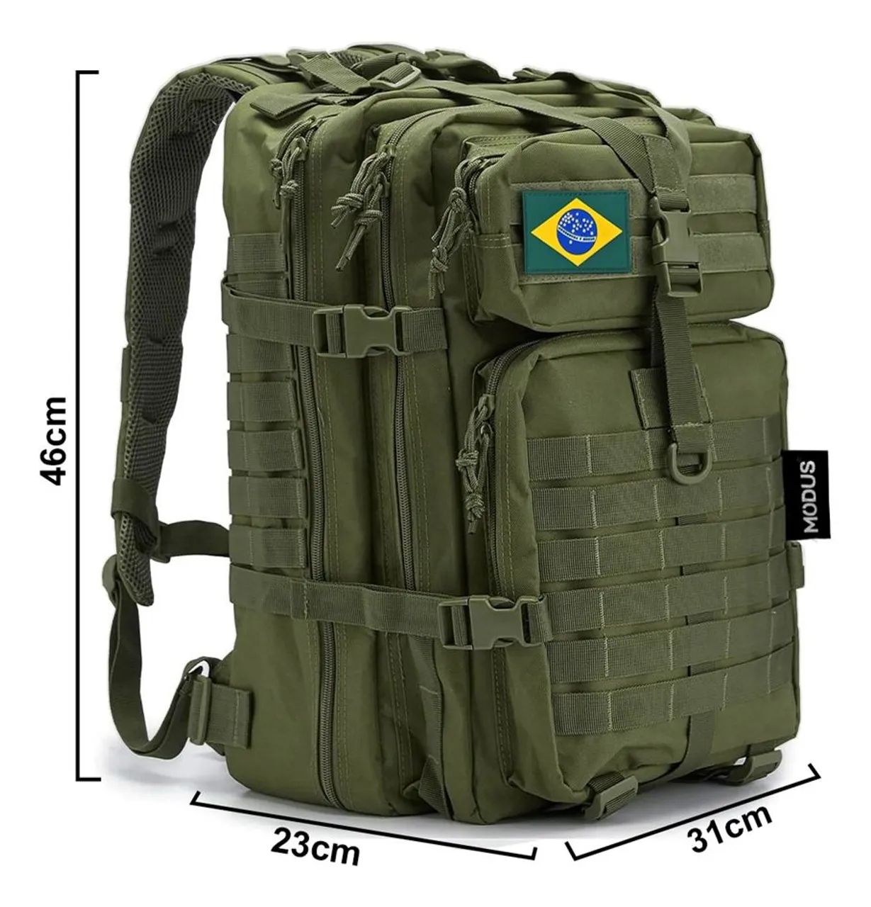 MOCHILA MILITAR VERDE  - Foto 2