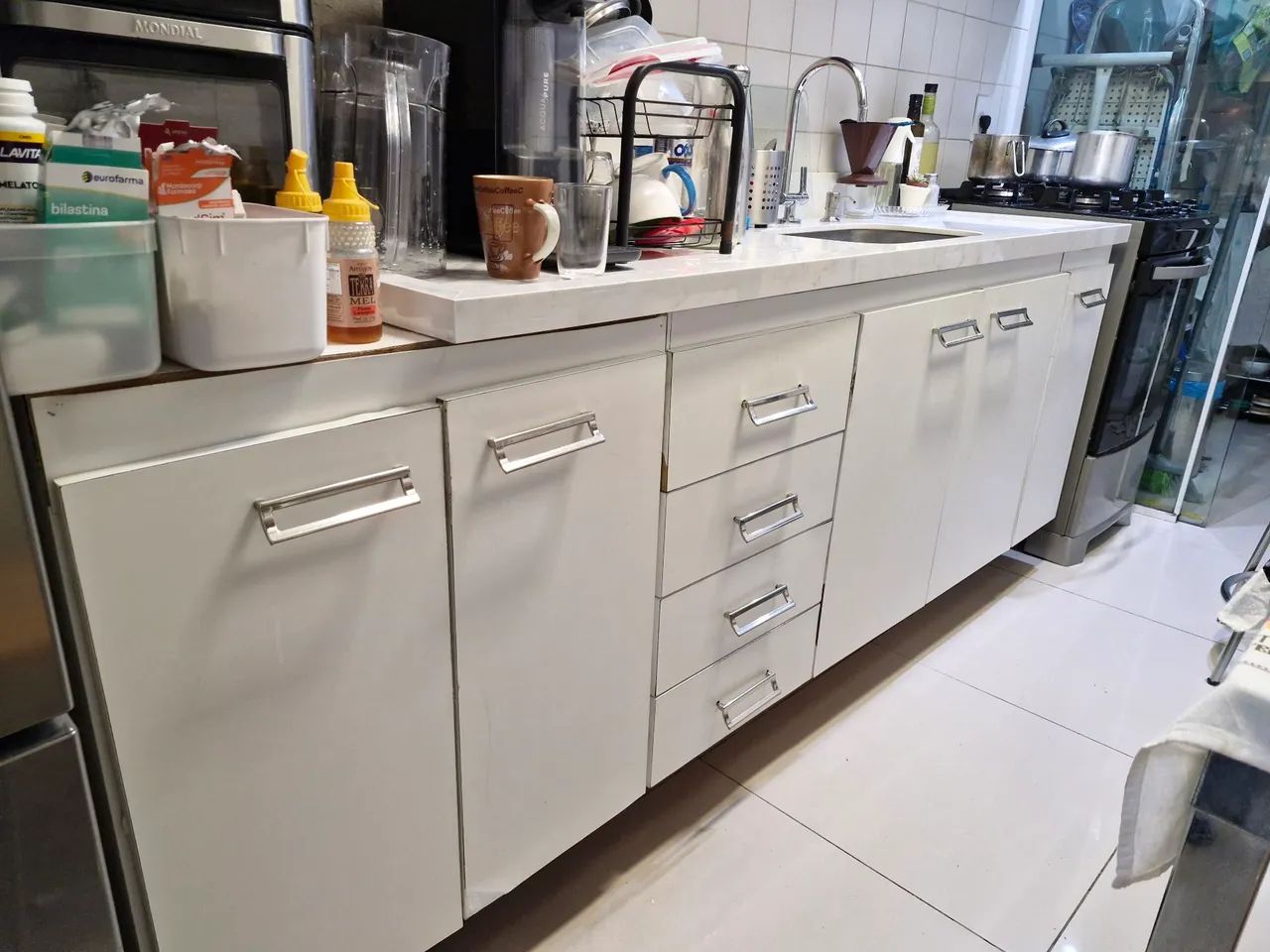 Armários de cozinha em madeira e fórmica  - Foto 3