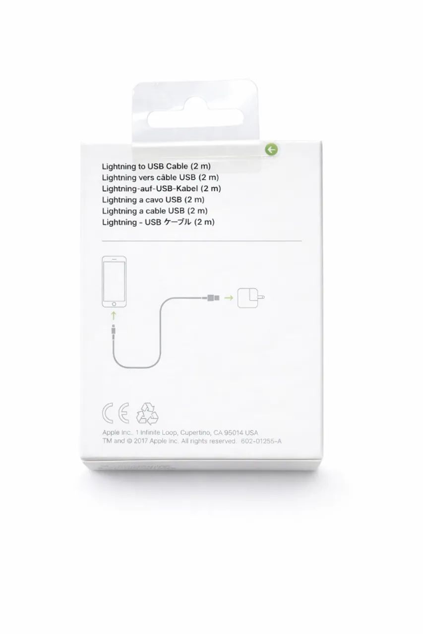 Cabo Lightning Apple 2m iPhone Carregador Rápido - Foto 2