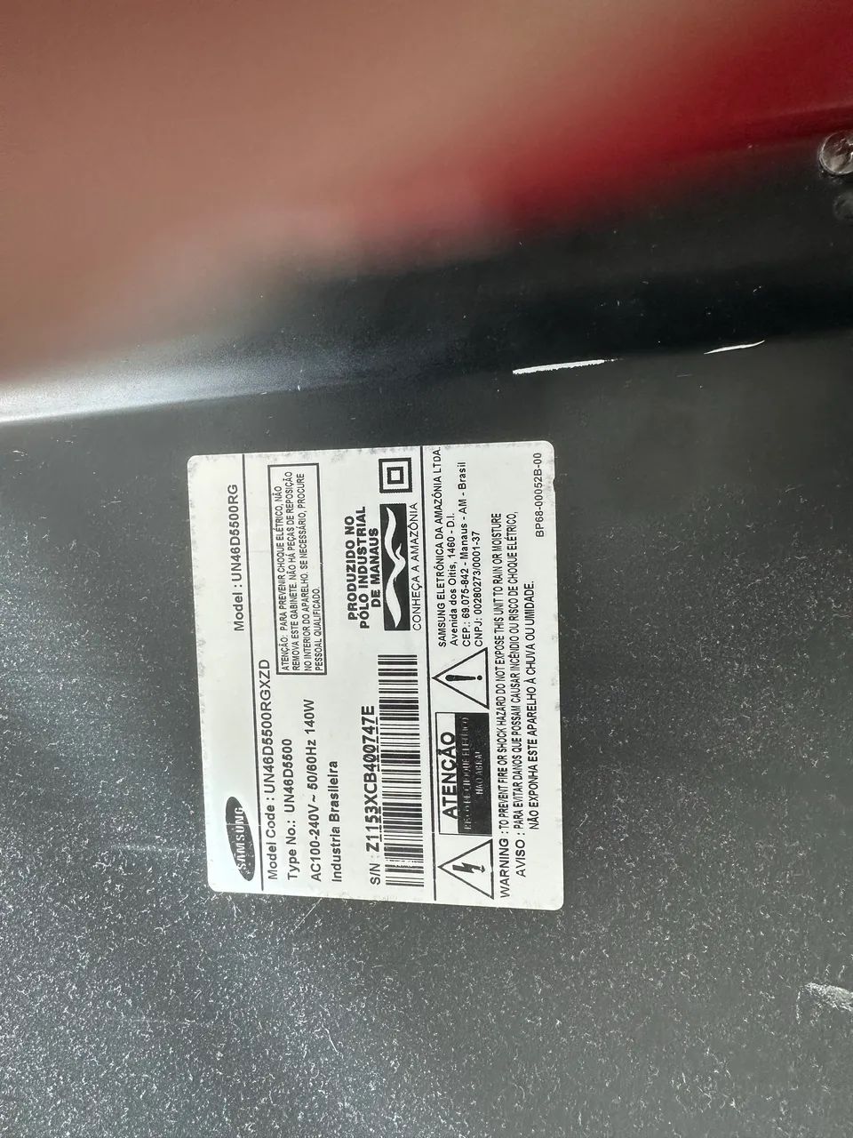 Tv smart 43 com defeito - Foto 3