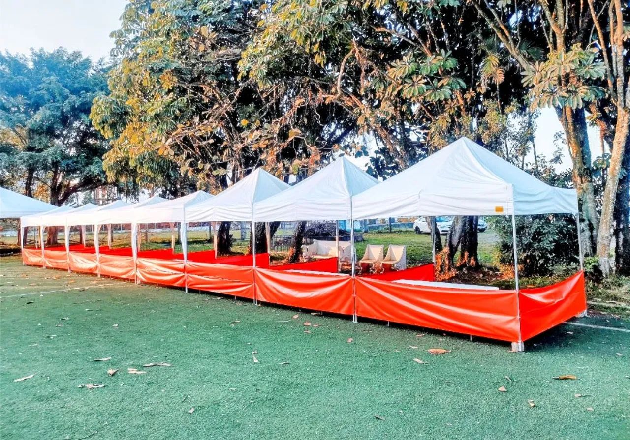 Lote de 05 Barracas 3x3 para Festas e Feiras