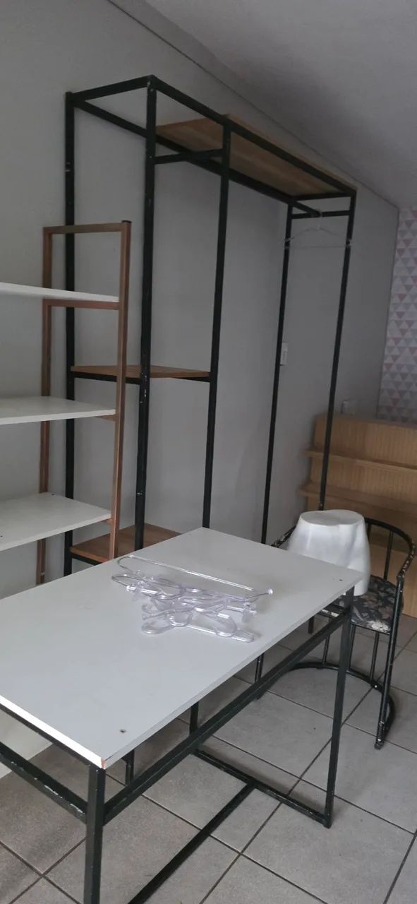 Loja balcão manequins bustos pratileira estantes - Foto 4