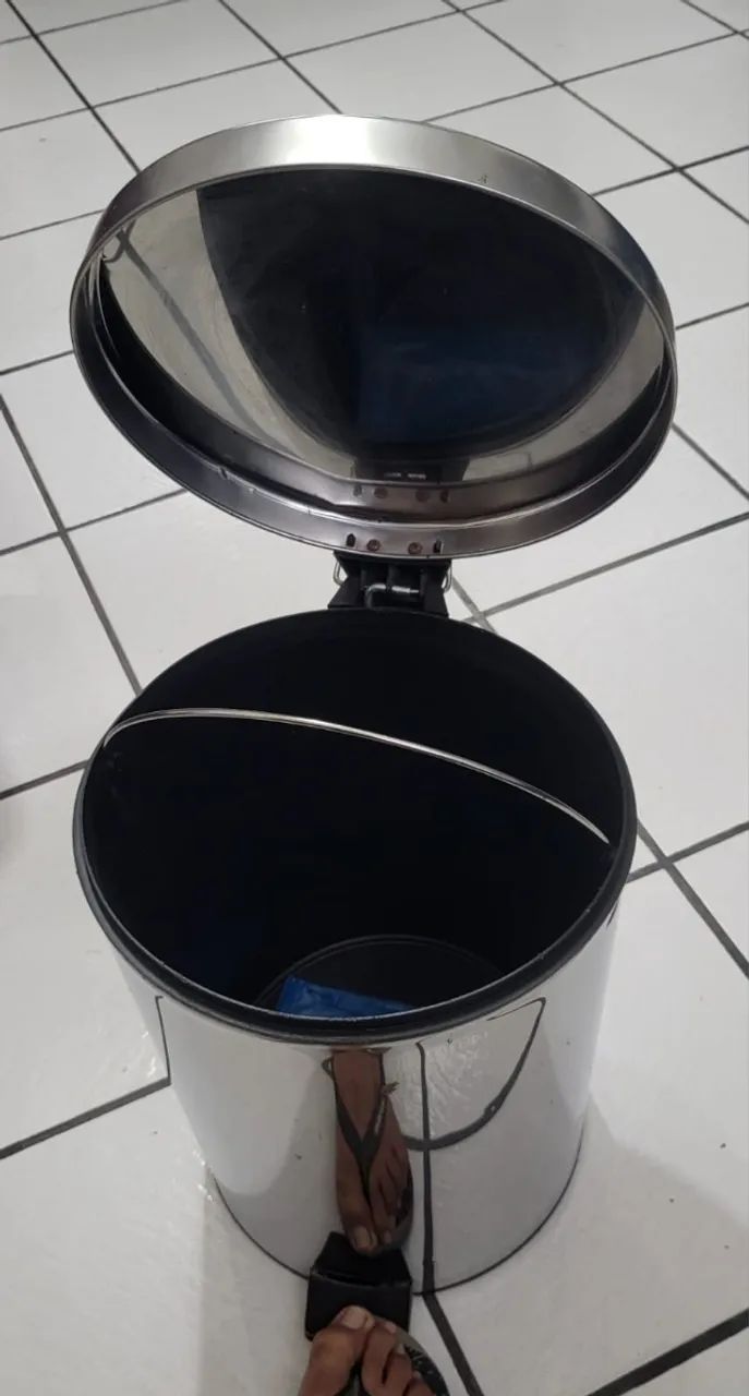 Lixeira inox - Foto 2