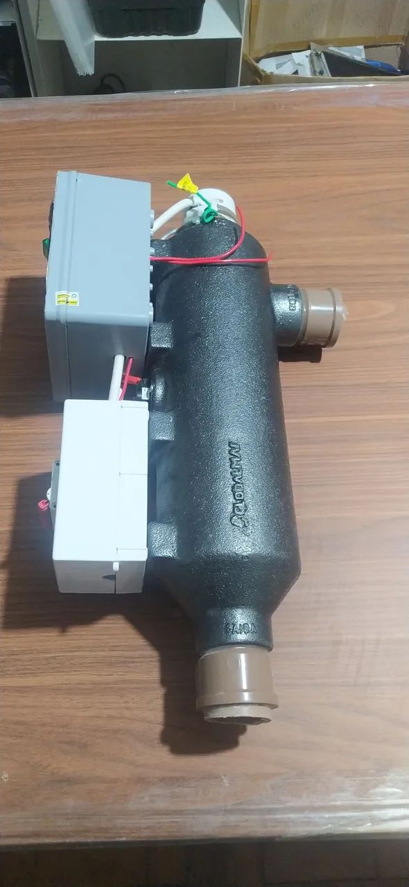 AQUECEDOR ELÉTRICO DE PISCINA GLOBALMAR COM WIFI - COMPLETO - ATÉ 80.000L - Foto 5