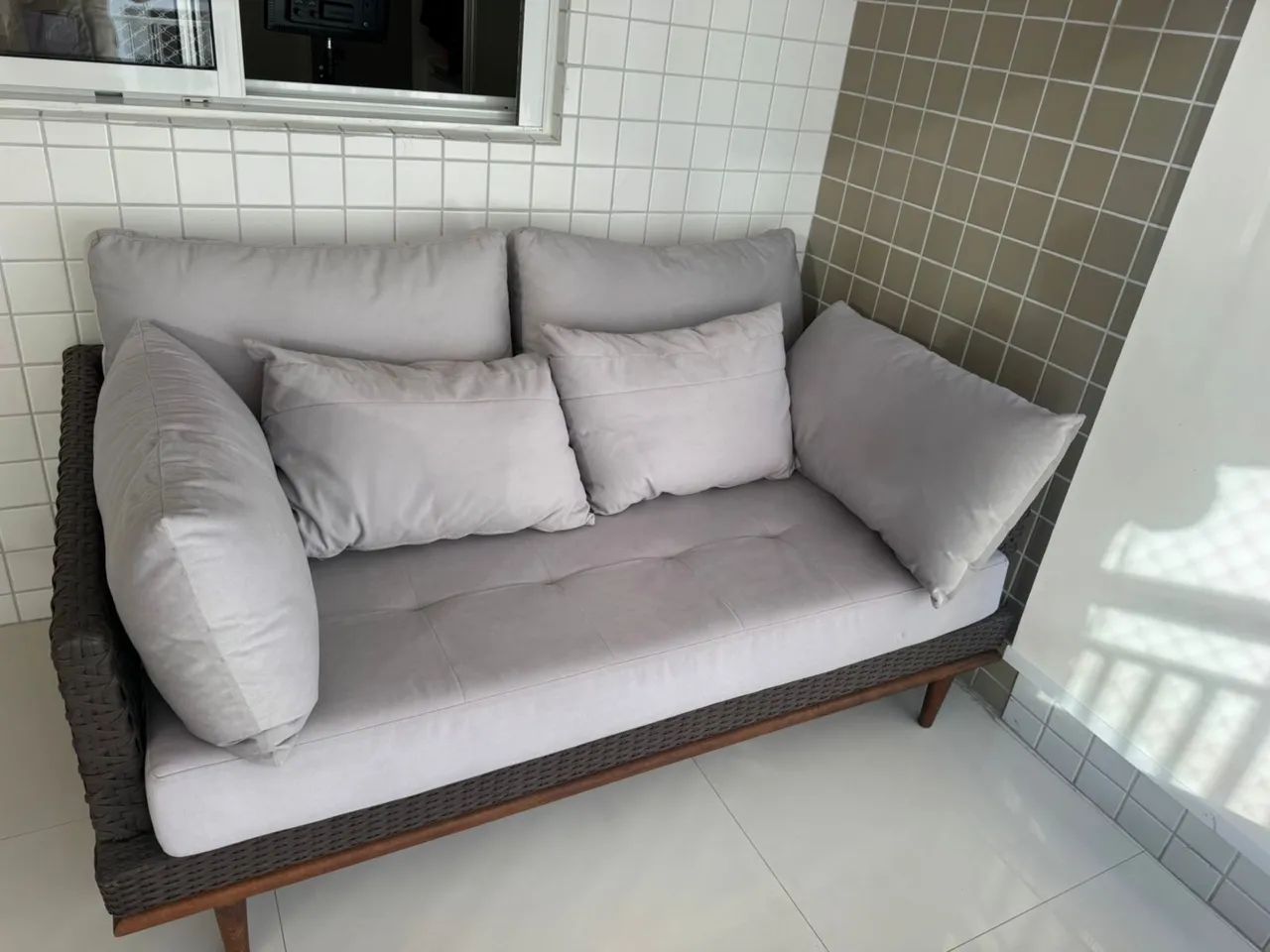 Conjunto sofá area externa - Foto 3