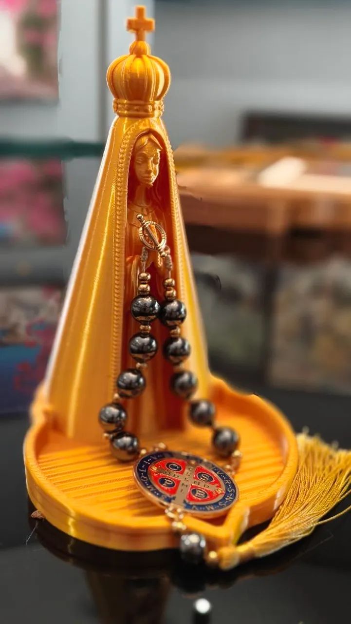 Nossa senhora Aparecida porta terço  - Foto 4