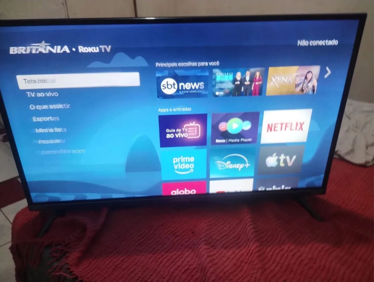 Tv smart Britânia roku 32 polegadas - Foto 2