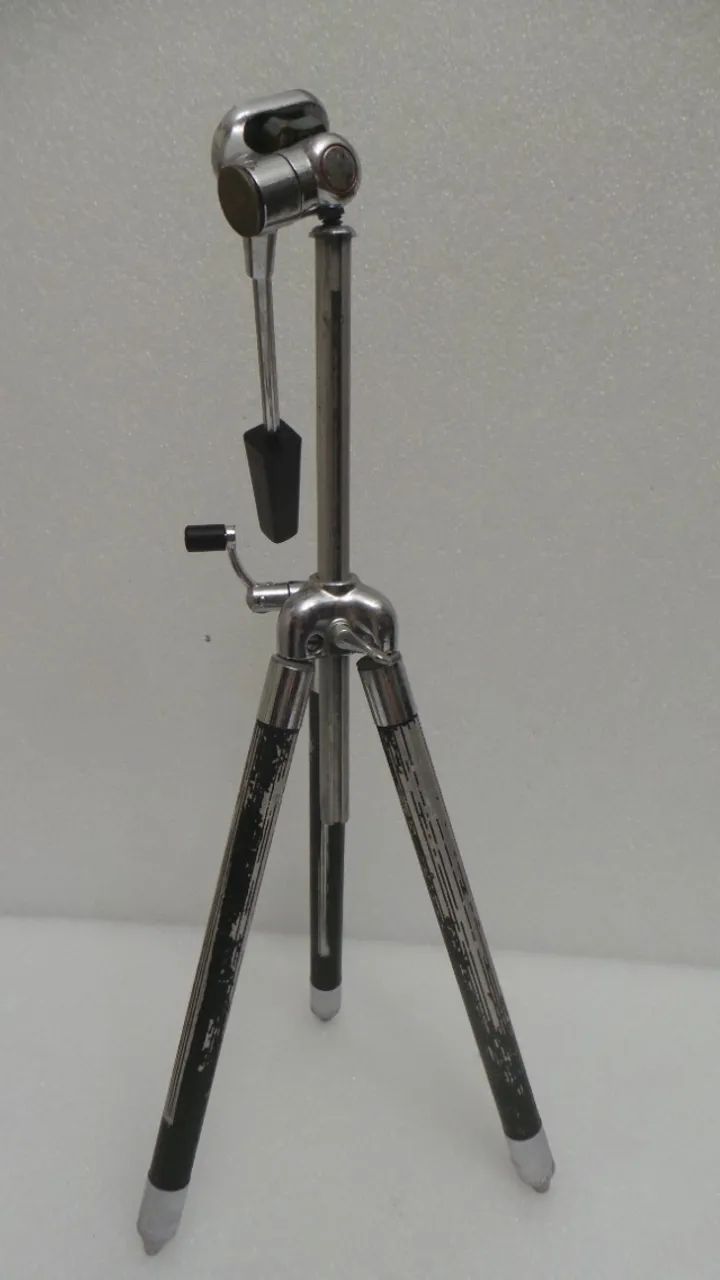 TRIPÉ ANTIGO PARA MÁQUINA FOTOGRÁFICA MARCA FLEXOMAT JAPONÊS - Foto 3