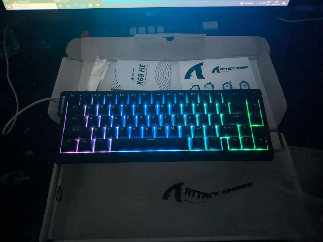Teclado Magnético Attack Shark X68 HE  - Foto 4
