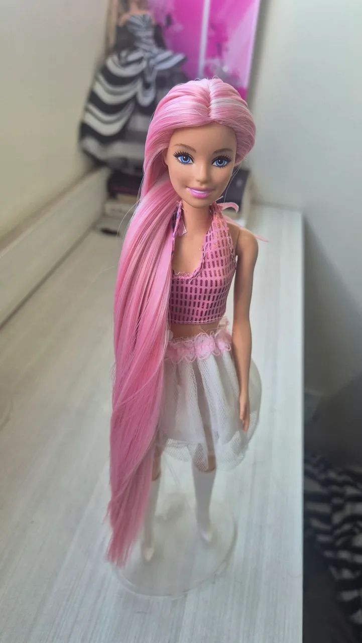 Barbie Rapunzel custom (sobre encomenda)  - Foto 5
