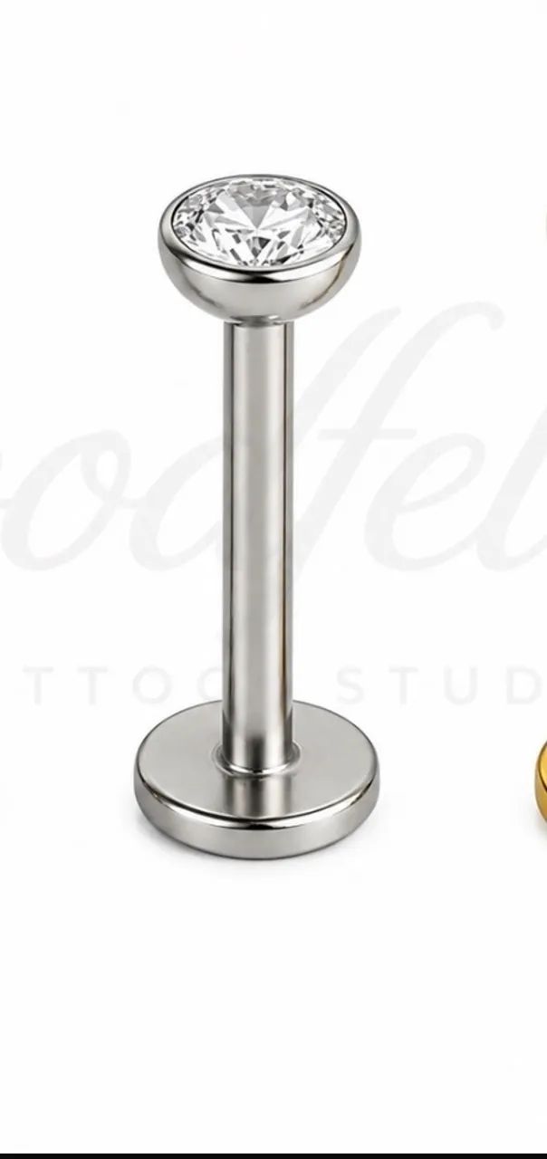 Pincerg Labret com zircônia titânio  - Foto 2