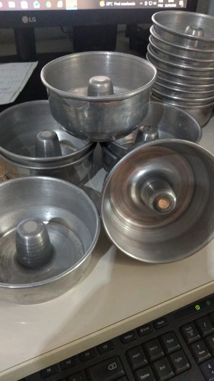 Mini formas para bolo e pudim