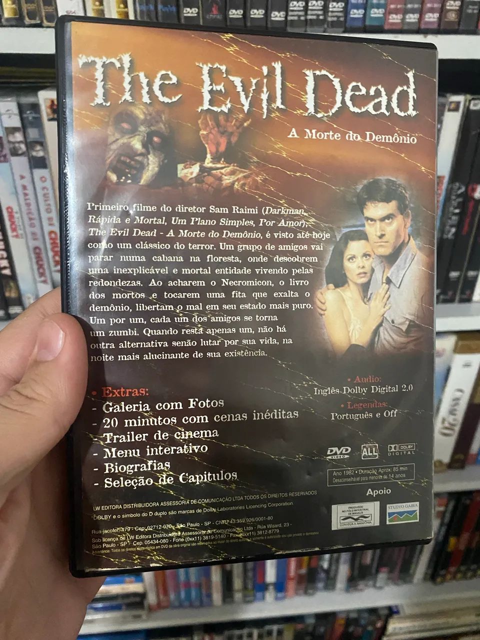 A Morte do Demônio (The Evil Dead) DVD Original Sam Raimi Terror - Foto 2