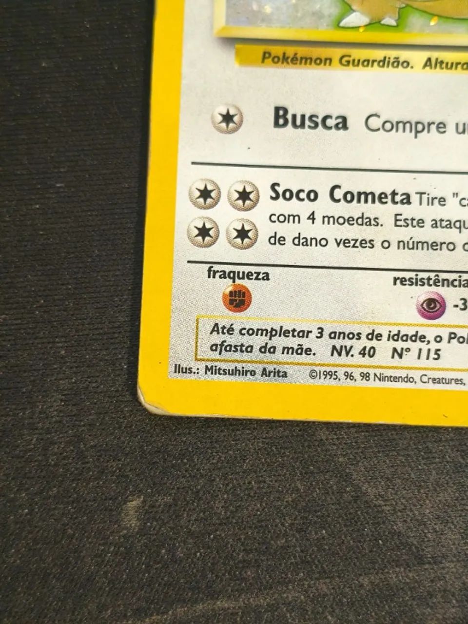 Carta Pokmon Kangaskhan Holo 5/64 Antiga Original - Hobbies e colees -  Teutnia 1501478975 | OLX