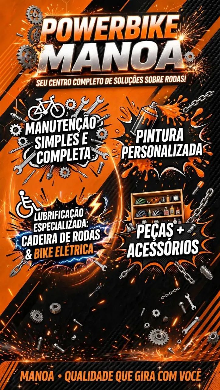 Manutenção e serviço de Bicicleta 