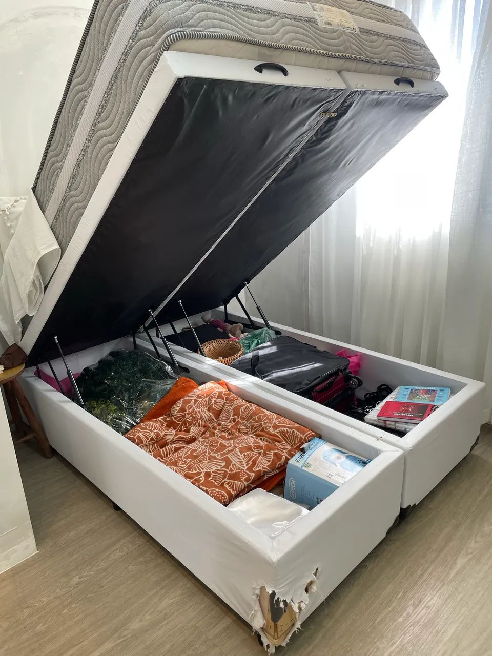 Cama Box Baú Casal com Colchão - Foto 4